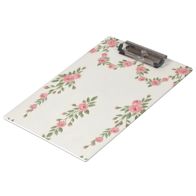 Rococo pattern clipboard (Angled)