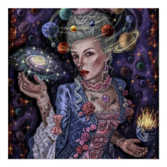 Rococo Planets Poster (Front)