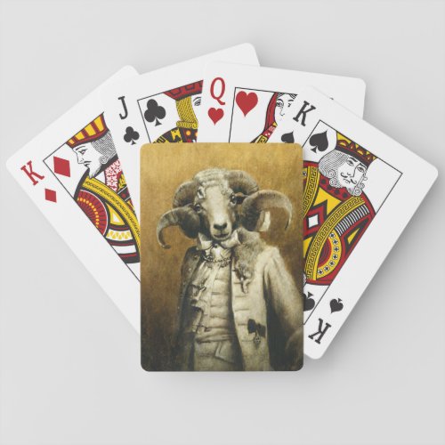 Rococo Ram Playing Cards