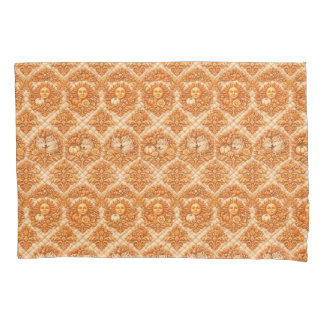 Rococo Revival Damask Nature Pattern Pillow Case