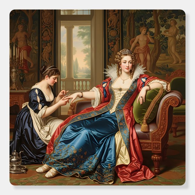 Rococo Secrets: Regal Beauty in a Palace Setting ( Foam Board (Front)