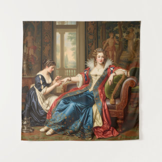 Rococo Secrets: Regal Beauty in a Palace Setting ( Tapestry