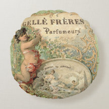 Rococo Shabby Chic Decor Throw Pillows Parfumeurs