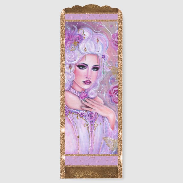 Rococo valentine fantasy art by Renee Lavoie Bookmarks (Front)