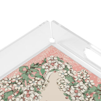 Rococo Vanity Tray Decorative Trays Hydrangea