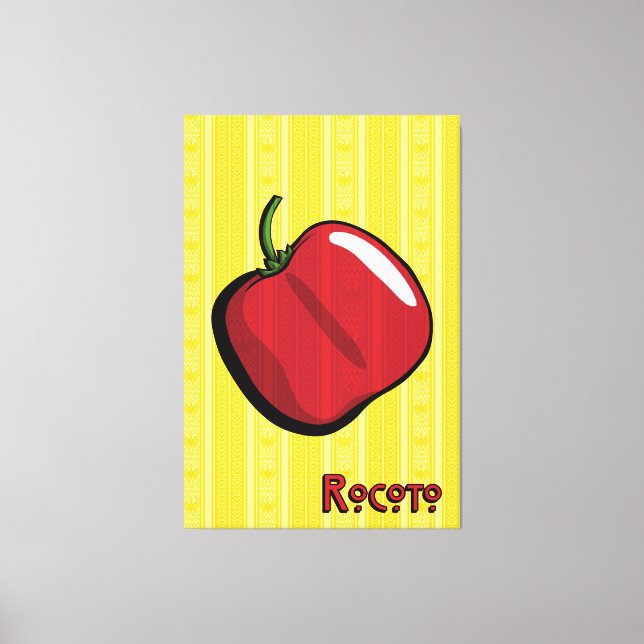 Rocoto Chili Pepper Canvas Art (Front)