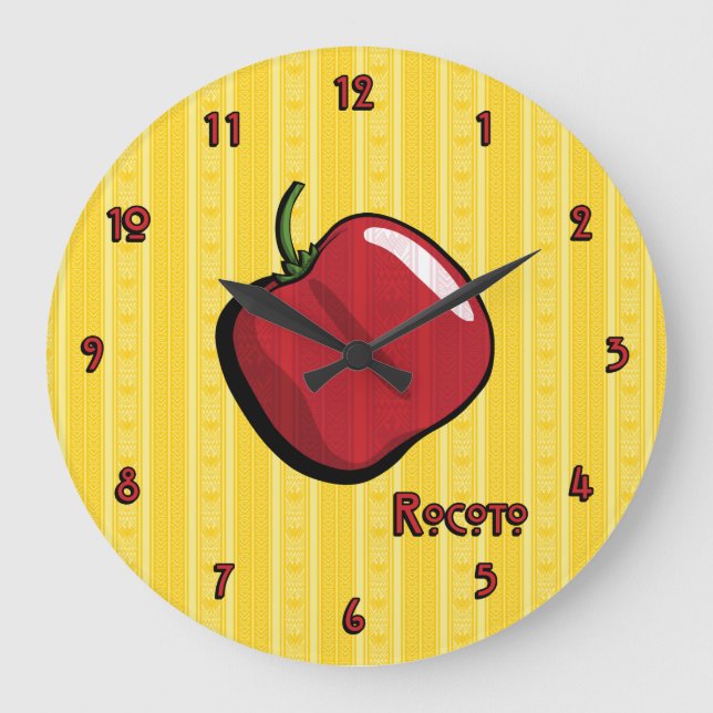 Rocoto Chili Pepper Clock (Front)