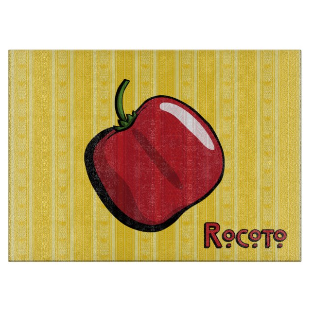 Rocoto Chili Pepper Cutting Board (Front)