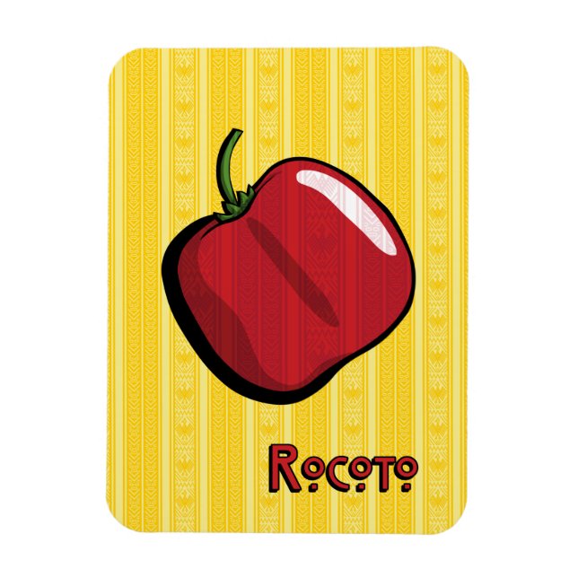 Rocoto Chili Pepper Flexible Magnet (Vertical)