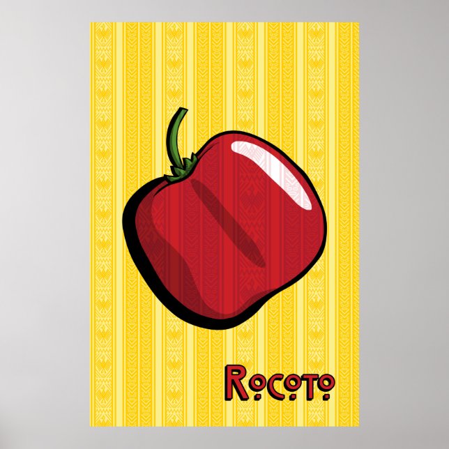 Rocoto Chili Pepper Poster (Front)