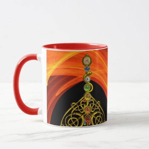 ROD ASCLEPIUS7 CHAKRASYOGA HOLISTIC Orange Mug