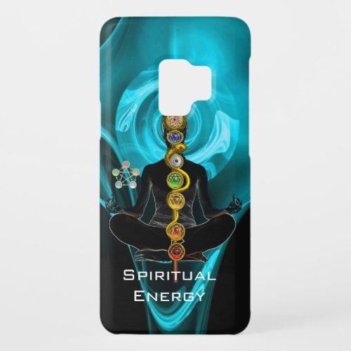 ROD ASCLEPIUS7 CHAKRAS YOGA LOTUS POSE Blue Case_Mate Samsung Galaxy S9 Case