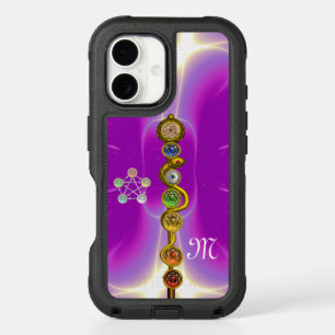 ROD ASCLEPIUS 7 CHAKRAS,YOGA,SPIRITUAL ENERGY Pink iPhone 16 Case