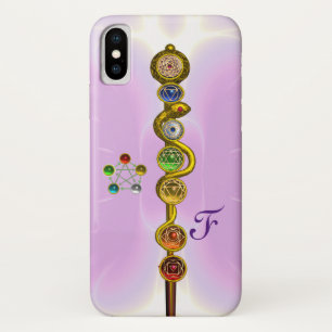 ROD OF ASCLEPIUS 7 CHAKRAS,YOGA ,SPIRITUAL ENERGY iPhone X CASE