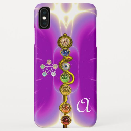 ROD OF ASCLEPIUS 7 CHAKRASYOGA SPIRITUAL ENERGY iPhone XS MAX CASE