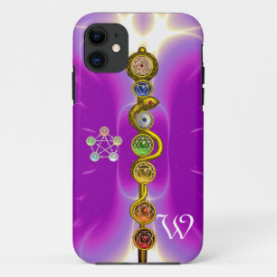 ROD OF ASCLEPIUS 7 CHAKRAS,YOGA ,SPIRITUAL ENERGY iPhone 11 CASE