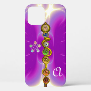 ROD OF ASCLEPIUS 7 CHAKRAS,YOGA ,SPIRITUAL ENERGY iPhone 12 CASE