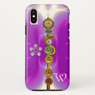 ROD OF ASCLEPIUS 7 CHAKRAS,YOGA ,SPIRITUAL ENERGY iPhone XS CASE