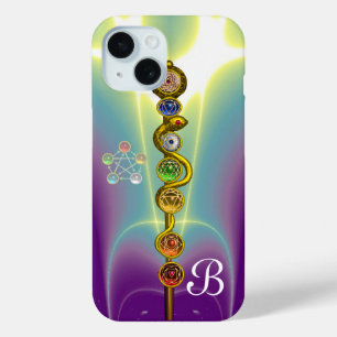 ROD OF ASCLEPIUS 7 CHAKRAS,YOGA ,SPIRITUAL ENERGY iPhone 15 CASE