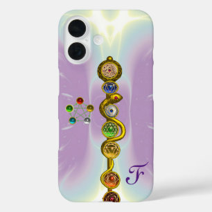 ROD OF ASCLEPIUS 7 CHAKRAS,YOGA ,SPIRITUAL ENERGY iPhone 16 CASE