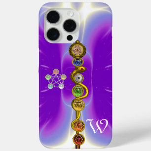 ROD OF ASCLEPIUS 7 CHAKRAS,YOGA ,SPIRITUAL ENERGY iPhone 15 PRO MAX CASE