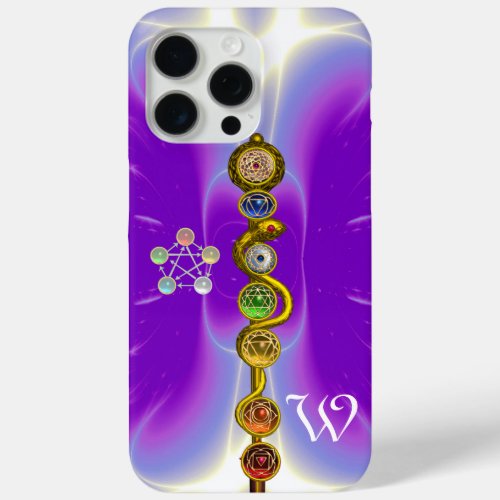 ROD OF ASCLEPIUS 7 CHAKRASYOGA SPIRITUAL ENERGY iPhone 15 PRO MAX CASE