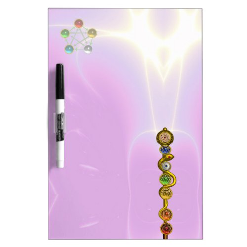 ROD OF ASCLEPIUS7 CHAKRASYOGASPIRITUAL ENERGY DRY ERASE BOARD