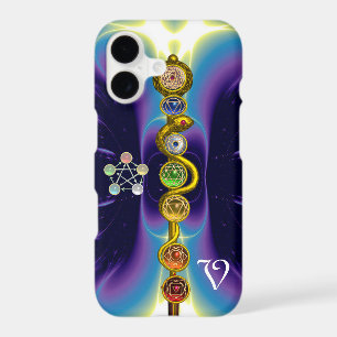 ROD OF ASCLEPIUS 7 CHAKRAS,YOGA ,SPIRITUAL ENERGY iPhone 17 CASE