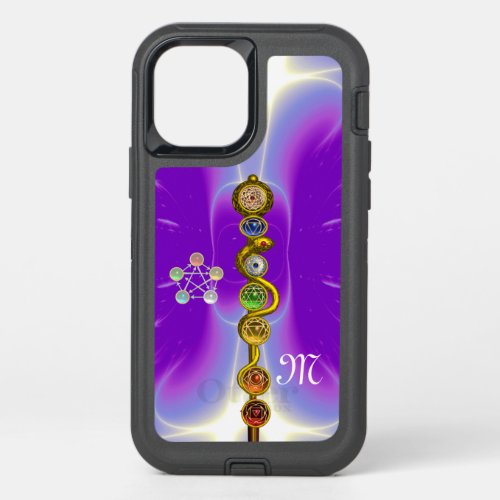 ROD OF ASCLEPIUS 7 CHAKRASYOGA SPIRITUAL ENERGY  OtterBox DEFENDER iPhone 12 CASE