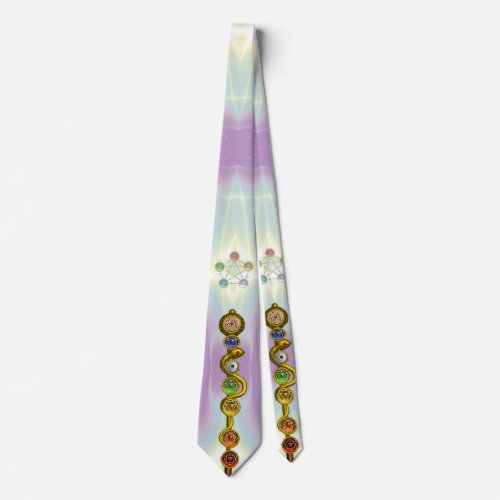 ROD OF ASCLEPIUS 7 CHAKRASYOGA SPIRITUAL ENERGY TIE