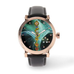 ROD OF ASCLEPIUS 7 CHAKRAS,YOGA ,SPIRITUAL ENERGY WATCH