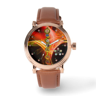 ROD OF ASCLEPIUS 7 CHAKRAS,YOGA ,SPIRITUAL ENERGY WATCH