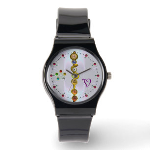 ROD OF ASCLEPIUS 7 CHAKRAS,YOGA ,SPIRITUAL ENERGY WATCH