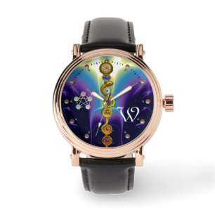 ROD OF ASCLEPIUS 7 CHAKRAS,YOGA ,SPIRITUAL ENERGY WATCH