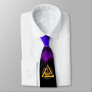ROD OF ASCLEPIUS DENTIST DENTISTRY Black Purple Tie