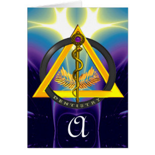 ROD OF ASCLEPIUS DENTIST DENTISTRY CARDS