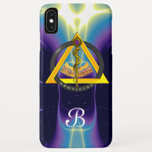 ROD OF ASCLEPIUS DENTIST DENTISTRY MONOGRAM iPhone XS MAX CASE