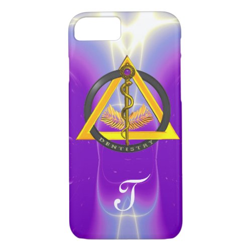 ROD OF ASCLEPIUS DENTIST DENTISTRY MONOGRAM iPhone 87 CASE