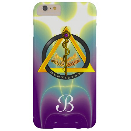 ROD OF ASCLEPIUS DENTIST DENTISTRY MONOGRAM BARELY THERE iPhone 6 PLUS CASE