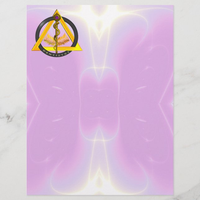 ROD OF ASCLEPIUS DENTIST DENTISTRY SYMBOL (Front)