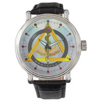 ROD OF ASCLEPIUS DENTIST DENTISTRY SYMBOL,blue Watch