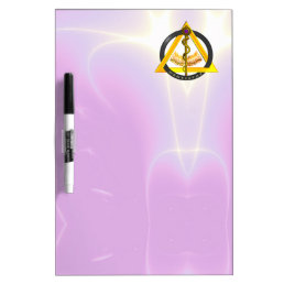ROD OF ASCLEPIUS DENTIST DENTISTRY SYMBOL ,lilac Dry-Erase Board