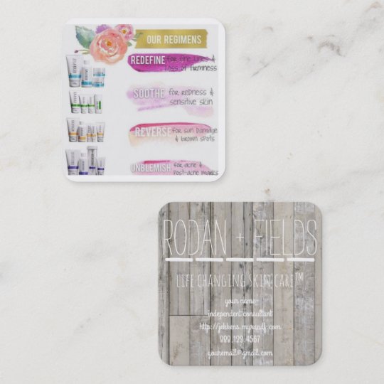 Rodan And Fields Business Card