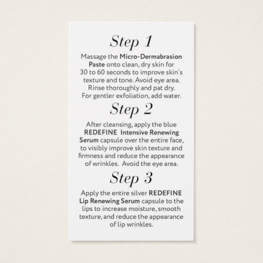 Rodan and Fields Give It A Glow (Back)