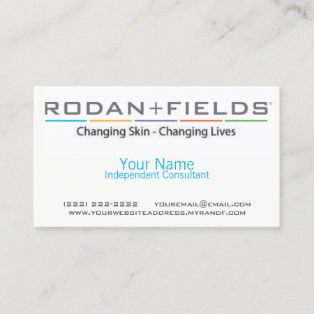 Rodan & Fields Business Card