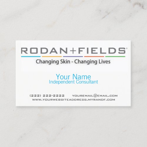 Rodan  Fields Business Card