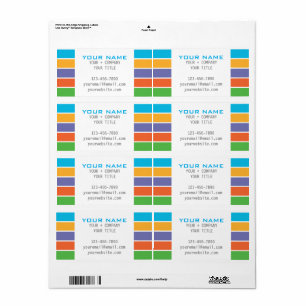 RODAN + FIELDS Inspired Stripes Label