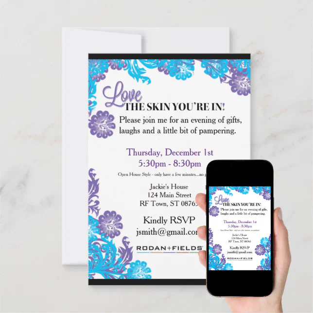 Rodan + Fields Invitation Template | Zazzle