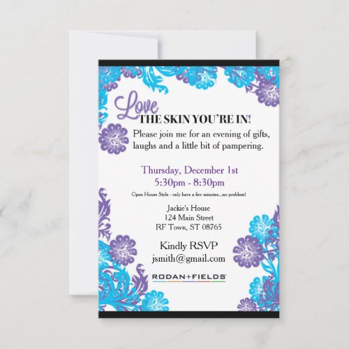 Rodan  Fields Invitation Template