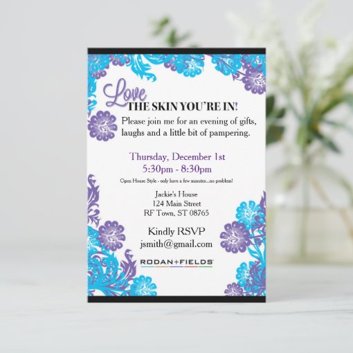 Rodan + Fields Invitation Template Zazzle